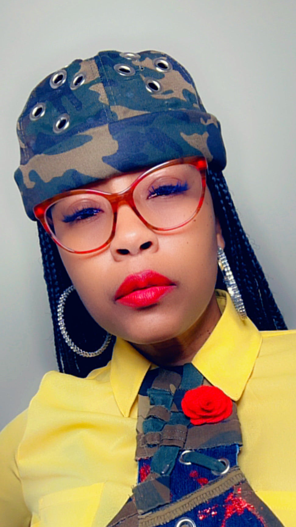 Hollowed Out Camo Beanie