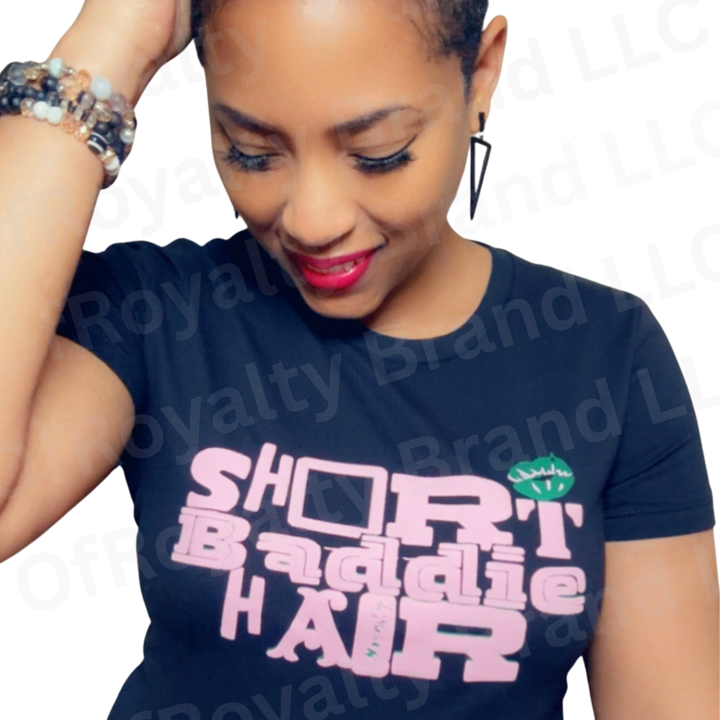 Short Hair Baddie Tee