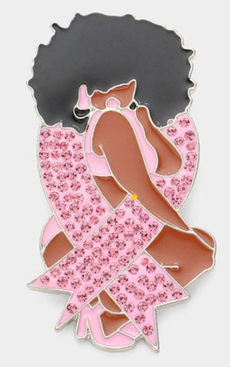Curvy en broche rosa