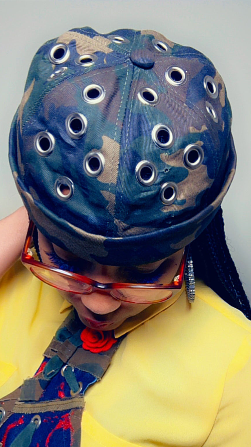 Hollowed Out Camo Beanie