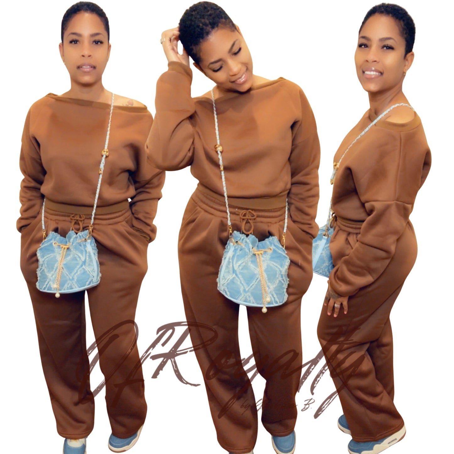 Casual-Jazzy Sweat Set