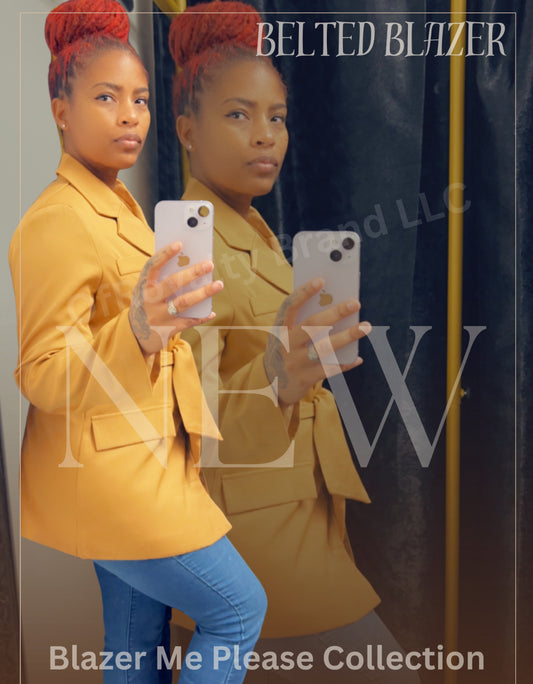 Belted Blazer