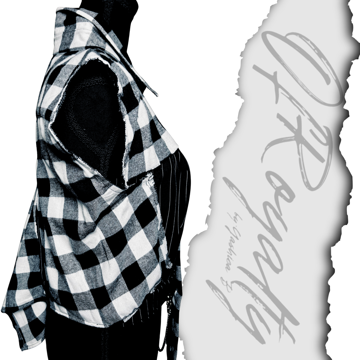 Plaid&Stripes Bustier