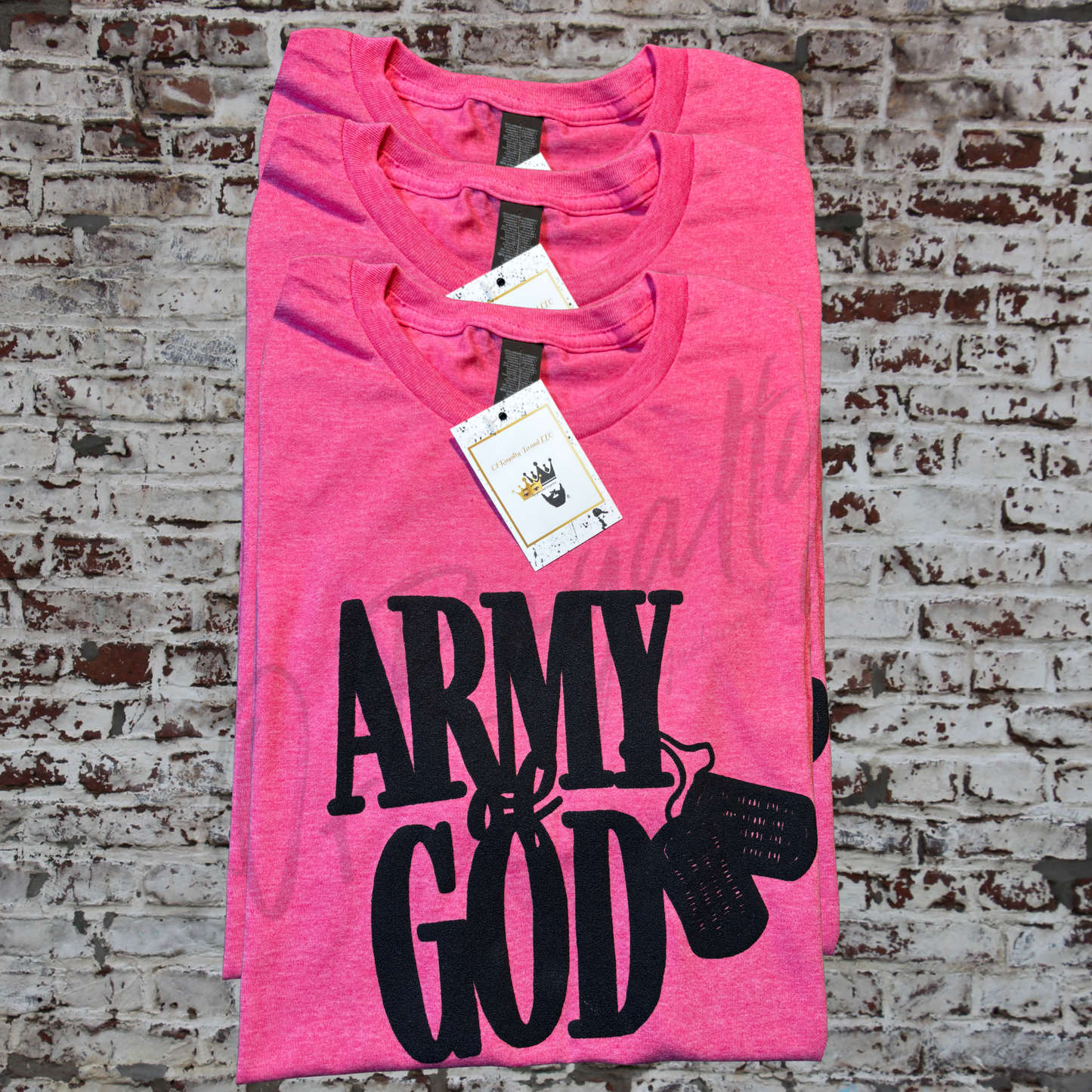 Army of God Tee (Pink)