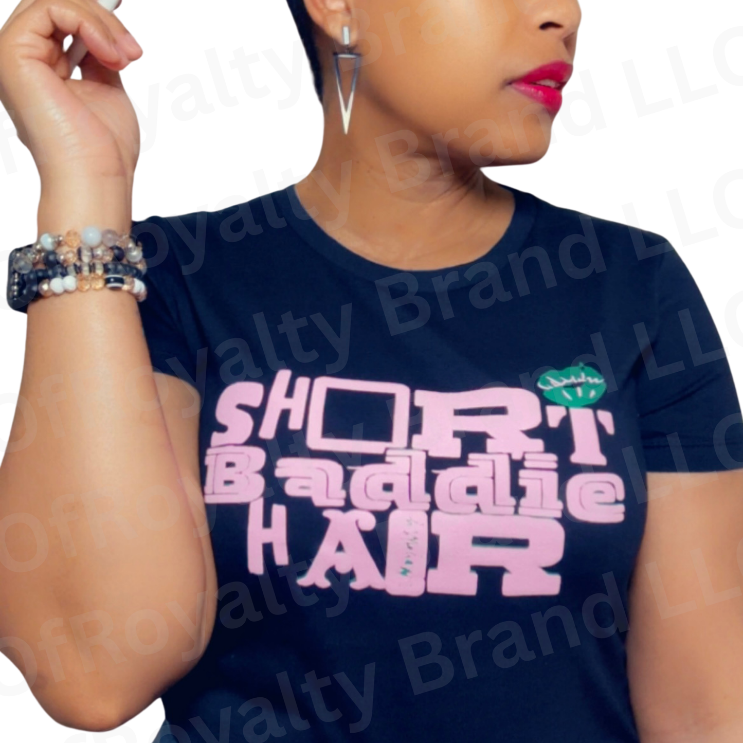 Short Hair Baddie Tee